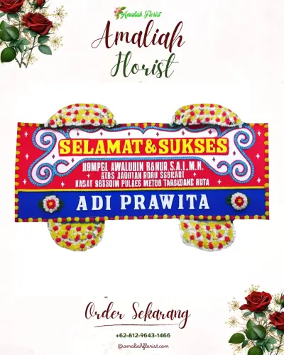 Karangan Bunga Ucapan Selamat di Sendangrejo