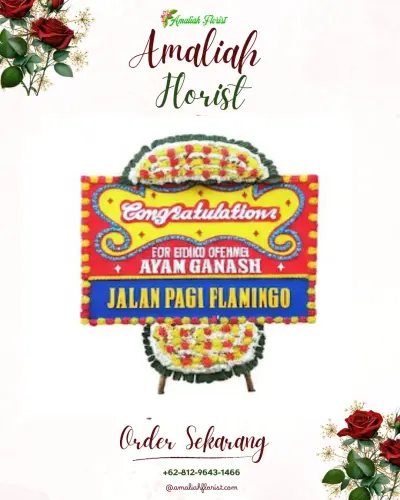 Bunga Papan Congratulation di Sendangrejo